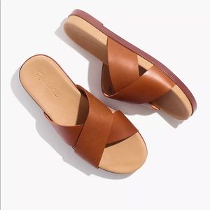 Madewell | Louisa Crisscross Slide | size 8